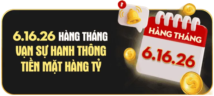 Thưởng nạp tiền hàng ngày tại ysb66